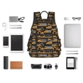 thumbnail image 4 of Fotbe Yellow Excavator Mochila Ligera para Hombres y Mujeres - Duradera y Resistente al Agua, Ideal para Escuela, Trabajo, Viajes y Uso Diario, 4 of 7