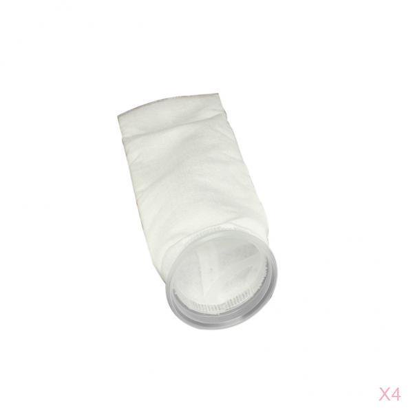 Juego de 4 filtros de calcetín 200um bolsas de filtro de acuario reemplazo de soporte de alta calidad 4 piezas Yuyangstore Bolsas de calcetines de filtro de acuario