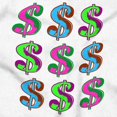 thumbnail image 2 of Cool Urban Cash Money Dollar Sign Crewneck T Shirts Boy Girl Teen Brisco Brands S, 2 of 5