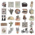 thumbnail image 2 of Vintage Stickers, 50 Scrapbook Stickers Vintage Diary Supplies, Waterproof Vinyl Decals for Planners, 2 of 5