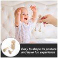 thumbnail image 6 of 4 Pcs Unfinished Peg Dolls Toy for Kids DIY Toys Educational Child, 6 of 8