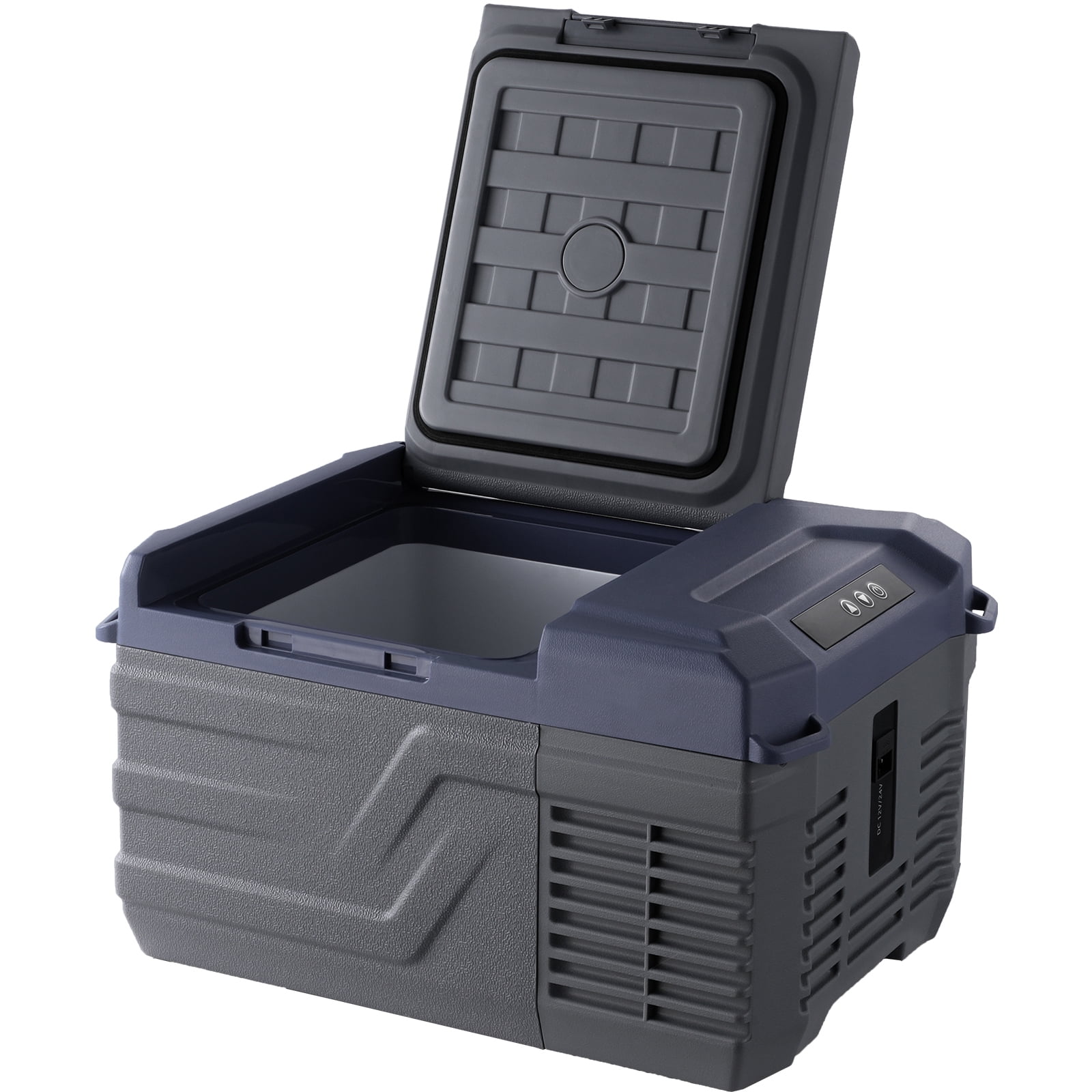 KFFKFF Car Cooler, 12V Portable Fridge, 9L Capacity, Single Zone Freezing/Chilling, -4℉-68℉ Temp Control, 12/24V DC & 100-240V AC for Travel, Camping, RV