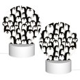 thumbnail image 2 of Pofeuu Cartoon Penguin Print LED Christmas Night Light Lamp Base Gift DIY 3D Clear Acrylic Blank Engrave Sheets for Room Cafe Bar Birthday Party Decoration, 2 of 9