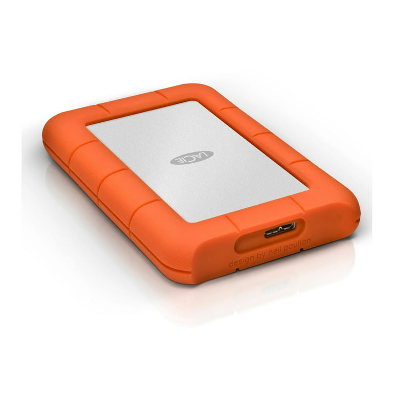 LaCie 5TB Mini Portable USB 3.0 Model STJJ5000400 Orange Walmart.com