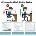 thumbnail image 4 of 2 Pack White Monitor Stand Riser - 20 inch, Wooden Desktop Stand for PC/TV/Laptop/Printer, Monitor Riser with Storage, Computer Stand with Keyboard Organizer, 4 of 8