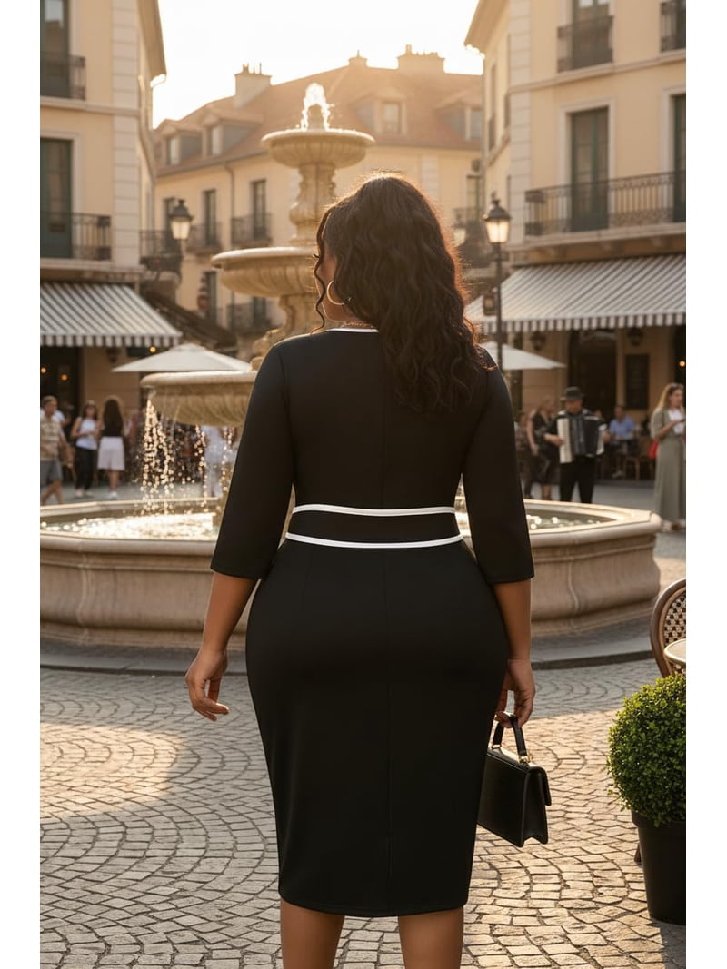 elegant church dresses plus size plus size plus size elegant neck lace midi dress