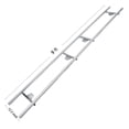 thumbnail image 1 of Guide de Scierie – Rail Réglable en Aluminium de 9 Pi – 3 Barres Croisées – Convient aux Scies de 14 à 36 Pouces – Convertit des Grumes en Dalles de 1/2 à 14 Pouces – Accessoire de Scierie – Menuisiers et Charpentiers, 1 of 5