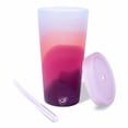 thumbnail image 4 of Silipint: Silicone 22oz Straw Tumblers: 2 Pack - Mountain Air & Desert Sun - Unbreakable Cups, Hot/Cold, Airtight Lid, 4 of 10