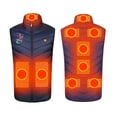 thumbnail image 4 of Heated Vest, 9 Heating Zones Electric Lightweight Heated Vest For Men Women,Skating for Heated Jacket/Sweater Blue S, 4 of 6