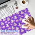 thumbnail image 4 of Long Mouse Pads for Desk,Purple Cartoon Unicorn Cloud Pattern Desk Mats on Top Of Desks, Desk Mouse Pad Extra Large with 3mm Non-Slip Base and Stitched Edge for Gaming,Office,Work,Home 31.5"x11.8", 4 of 6