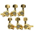 thumbnail image 2 of MERIGLARE 6Pcs Guitar String Tuning Pegs Machine Locking Tuning Key Pegs Replacement Tuning Keys Head Knob for Folk and Acoustic Guitar Gold Left Right, 2 of 9