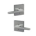 thumbnail image 3 of Schlage FC172ELR622COL Custom Eller Non-Turning Two-Sided Dummy Door Lever Set - Black, 3 of 7