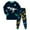 F5-Dark Green, variant on 2T 3T 4T 5T Little Kid Boy Photoshoot Outfits Baby Pajamas Fall Winter Long Sleeve Shirt and Pants 2Pcs Cute Set Child Sleepers for Boys Sizes 3-4 Years,Dark Gray