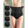 thumbnail image 3 of 4pcs Waisted Lace Trimmed Women's Underwear, 3 of 6