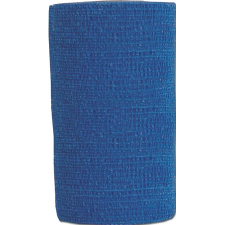 Andover Healthcare Inc-Powerflex Cohesive Bandage- Blue 4 Inchx5 Yard (Case of 18 )