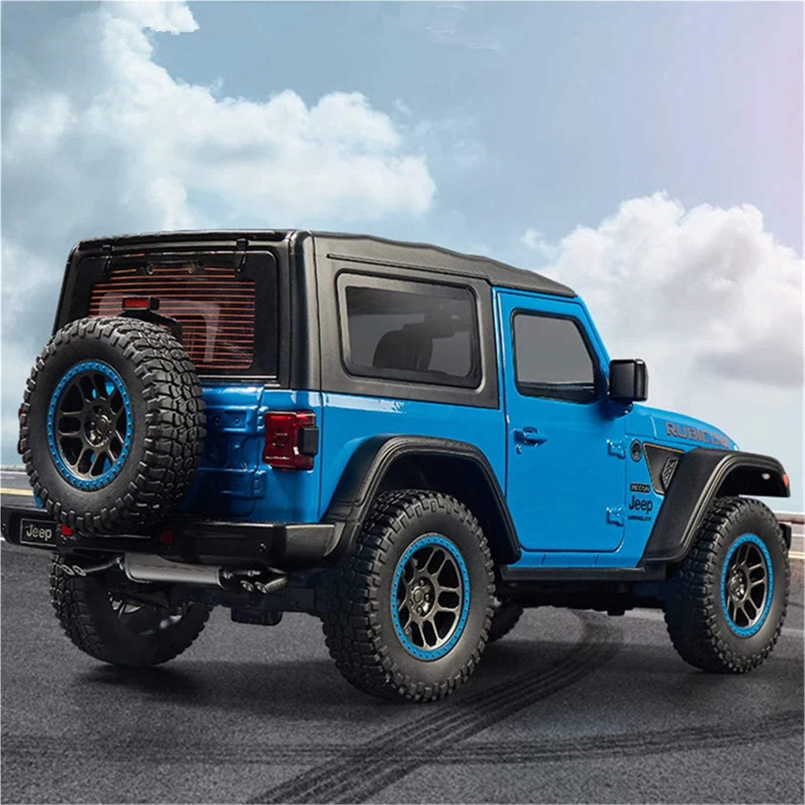 CHUNYAN 1:18 Jeep Wrangler Rubicon 20 Years Commemorative Edition Alloy Cast Toy Vehicle Automobile Model