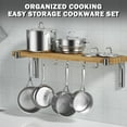 thumbnail image 3 of Cooks Standard Multi-Ply Clad 3 Quart Stainless Steel Saucepan with Lid, Kitchen Induction Cooking Sauce Pot Pan, Dishwasher & Oven Safe, Compatible with All Cooktops, 3 of 6