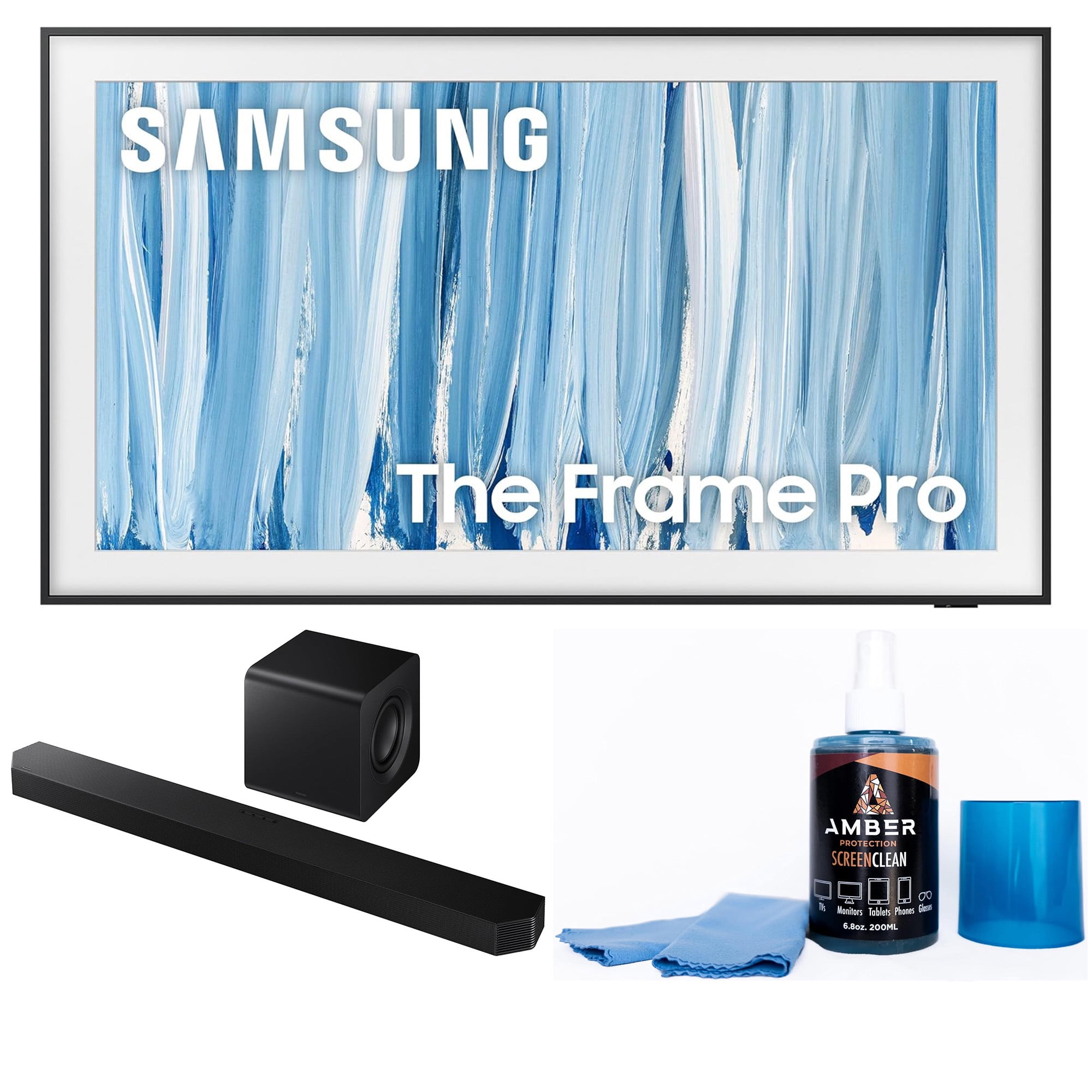 Samsung QN55LS03HW 55" The Frame Pro TV with HW-LS60D Photo Speaker (2026)