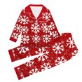 thumbnail image 1 of Birdeem Parent-Child Christmas Pajama Set, Fashionable Loose Long Sleeve Two-Piece, 1 of 6