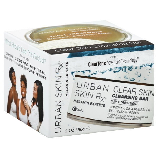 Urban Skin Rx 3in1 Clear Skin Cleansing Bar 2.0oz BrickSeek