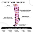 thumbnail image 2 of Honeii Retro Cowgirl Print Sports Compression Socks,Running Crew Socks,Moisture-Wicking Anti-Blister Hiking&Gym Athletic, 2 of 7