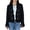 Black jackets for women #4, variant on Women Fringe Tweed Cropped Blazer, V-Neck Double Breasted Long Sleeve Raw Edge Tassel Jacket, Elegant Party Outerwear Pink,M