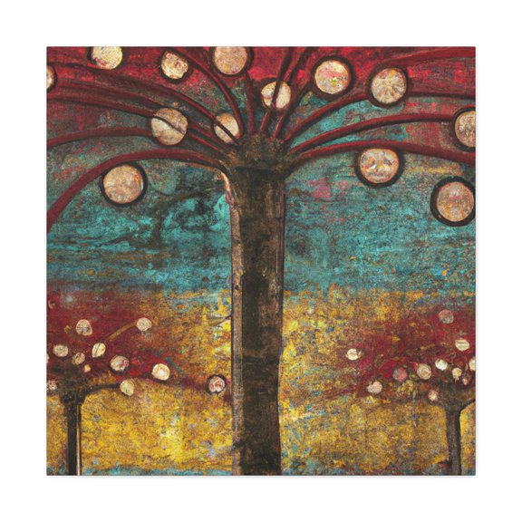 Dogwood in Steampunk Age - Canvas