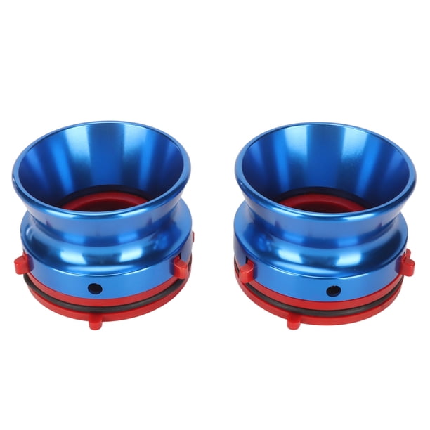 1 par de adaptadores de buje NAB, abridor de cinta de carrete a carrete profesional de aluminio pulido para Studer ReVox para Akai para Teac Blue