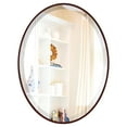 thumbnail image 5 of OVALCREST - Singapore Framed Floating Oval Mirror - Black Cherry - 12 5/8" x 16 5/8", 5 of 8