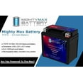thumbnail image 2 of YTZ7S 12V 6AH Replacement Battery compatible with Kasea 50 Skyhawk 50 11 - 10 Pack, 2 of 6
