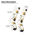 thumbnail image 2 of Naloa Honey Bee Insect Thigh High Socks Extra Long Stretchy Sock Women Over Knee High Opaque Stocking Daily Wear, 2 of 6