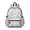 Cat and Fan White Pattern, variant on Cat and Fan White Pattern Cute School Backpack with Padded Back and Adjustable Shoulder Straps 13.4"x11"x4.7"