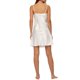 thumbnail image 3 of INSPIRE CHIC Vestido de Lencería de Encaje para Mujeres con Escote en V, Camisón Mini de Satén, Talla XL, Blanco, 3 of 6