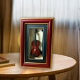 thumbnail image 6 of guohui Photo Frame Musical Instrument Shadow Box Frame Desktop Photo Display Holder for Violin, 6 of 9