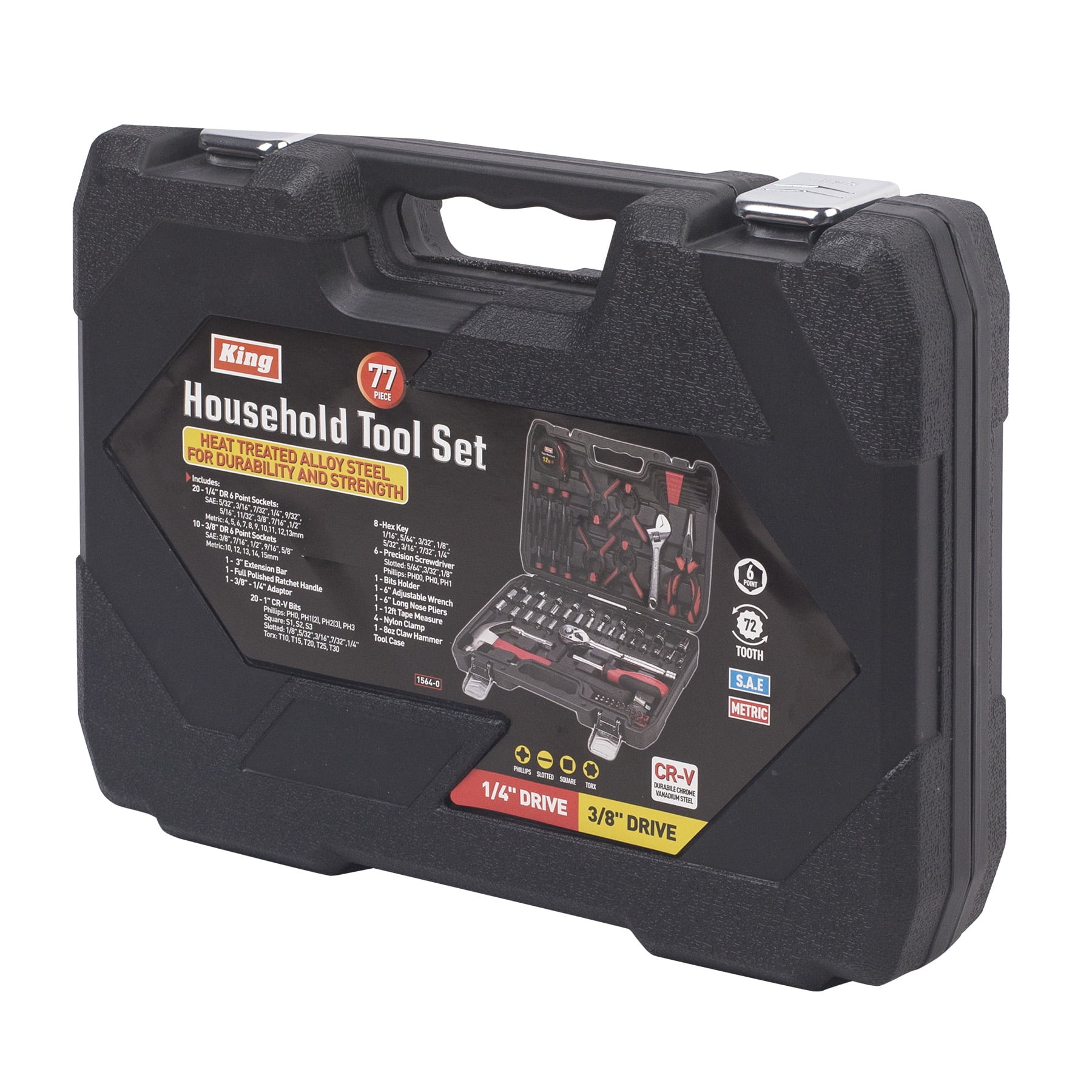 KING Household Tool Set (77-Piece Set)