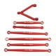 thumbnail image 3 of DEWIN Kit de Barra de Amarre de Barra de tracción de Enlace de Metal Piezas de Carcasa de Coche de Control Remoto AXIAL SCX24 1/24(Rojo), 3 of 5