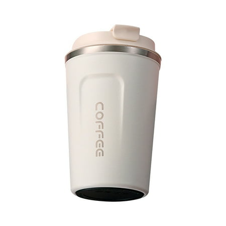 

KABOER 380/510ml double layer stainless steel coffee mug with lid vacuum mug travel mug