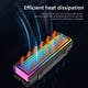 thumbnail image 5 of Disipador de calor M.2 Nvme 5V 3PIN ARGB SSD Cooler AURA Sync para M.2 2280 (Negro) Ndcxsfigh Para estrenar, 5 of 6