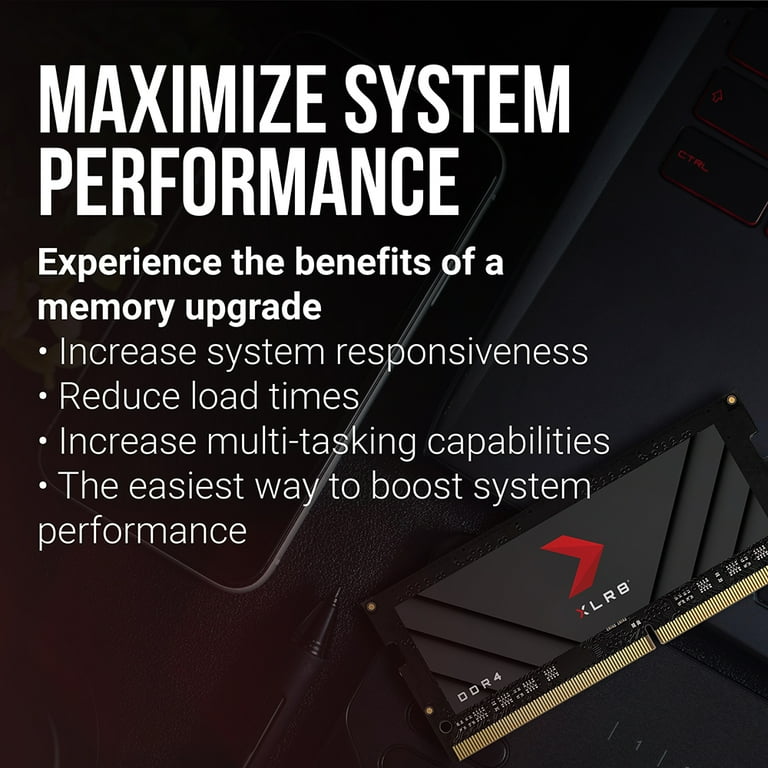 PNY XLR8 Gaming 32GB DDR4 3200MHz (2666MHz-2133MHz) CL20 Laptop