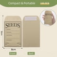 thumbnail image 2 of 200PCS Seed Packets Envelopes, Self Sealing Kraft Small Seed Envelopes for Seed Storage Resealable Seed Saving Envelopes, 2 of 7