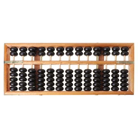 Portable Chinese 13 Digits Column Abacus Arithmetic Soroban Calculating Counting Math Learning Tool for Children