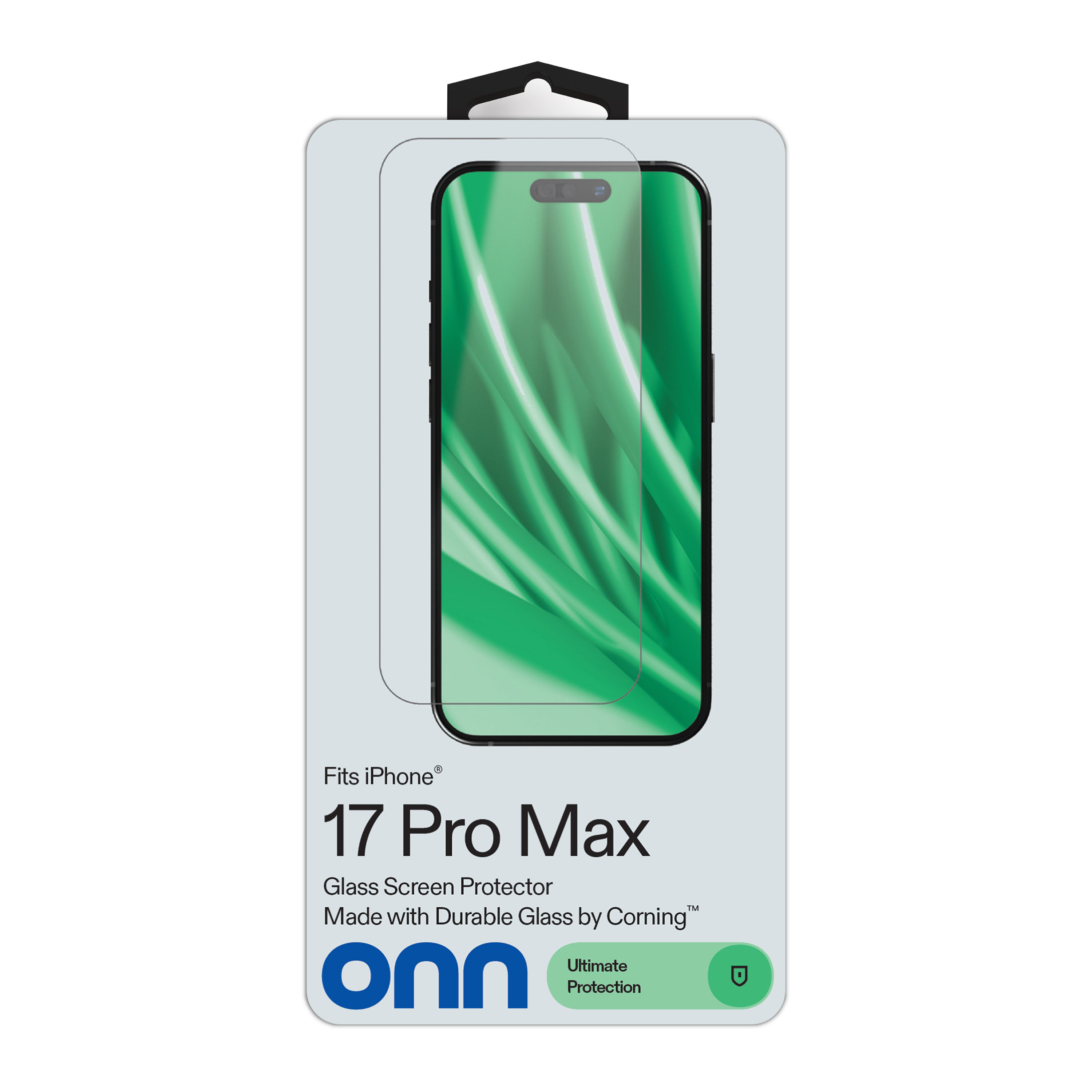Onn Corning Glass Screen Protector for iPhone 17 Pro Max photo 2