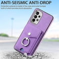 thumbnail image 2 of Funda para Samsung Galaxy A13 4g de cuero con acabado galvanizado y tarjetero (negro), 2 of 5