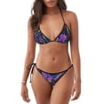 thumbnail image 1 of Fotbe Starry Night Iris Field Traje de Baño para Mujer de Dos Piezas – Bikini Sexy de Tirantes Tipo Halter con Diseño Triangular, 1 of 6