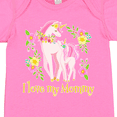 thumbnail image 4 of Inktastic I Love My Mommy Unicorn with Pink and Yellow Flowers Boys or Girls Baby Bodysuit, 4 of 5