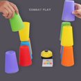 thumbnail image 2 of CHUANK Stack Cups Classic Fun Family Games Quick Cups Games with 50 Picture Cards, 2 of 11