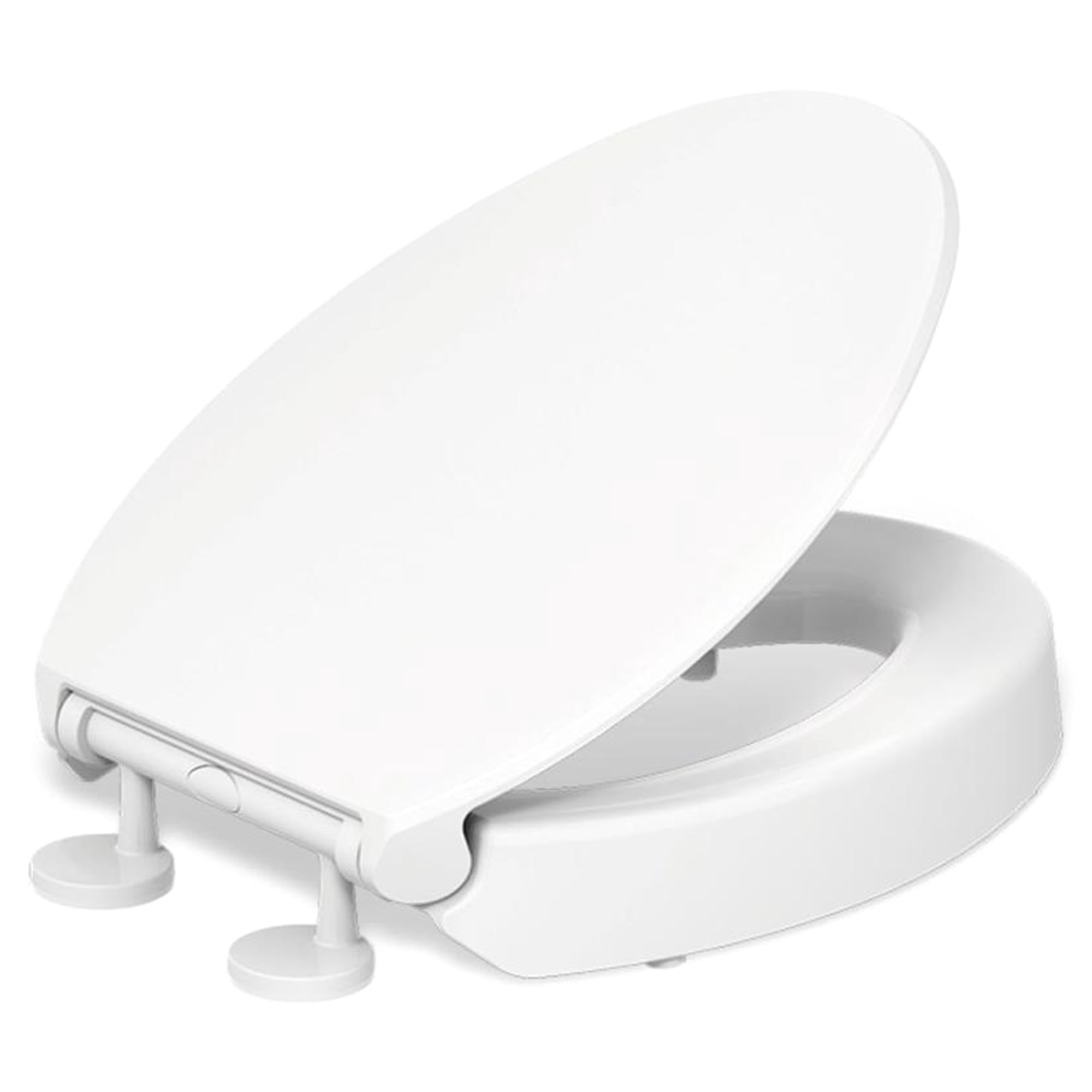 Kohler Hyten Slow Close Elongated White Plastic Toilet Seat