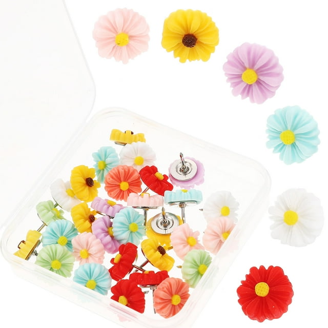 OULII Delicate Thumbtacks 30Pcs Multi-Function Iron Fixer for Office Use Home Decoration