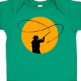 thumbnail image 4 of Inktastic Fly Fishing Sun Silhouette Boys or Girls Baby Bodysuit, 4 of 5