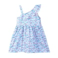 thumbnail image 2 of Vestido Beebay de un hombro con volante y estampado náutico, 7 años, 2 of 5